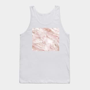 Pink marble - rose gold accents Tank Top